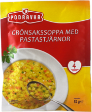 Grönsakssoppa med pastastjärnor