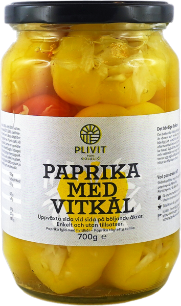 Paprika med vitkål