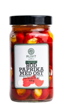 Röd paprika med ost