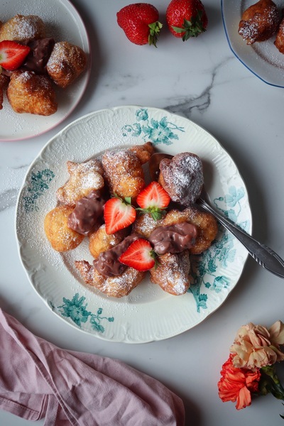 Petulla med chokladfyllning