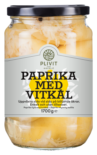 Paprika med vitkål