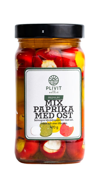 Mix paprika med ost
