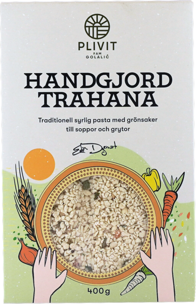 Trahana med grönsaker