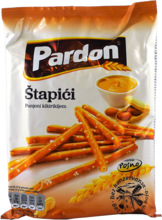 Salta pinnar med jordnötter