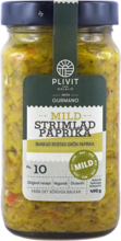 Strimlad Rostad grön paprika