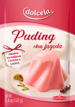 Jordgubbspudding