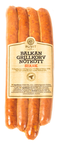 Grillkorv Pikant smal nöt