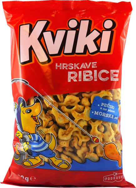 Kviki crunchy fish snacks