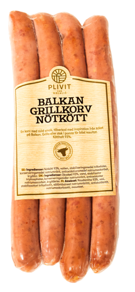 Grillkorv smal nöt