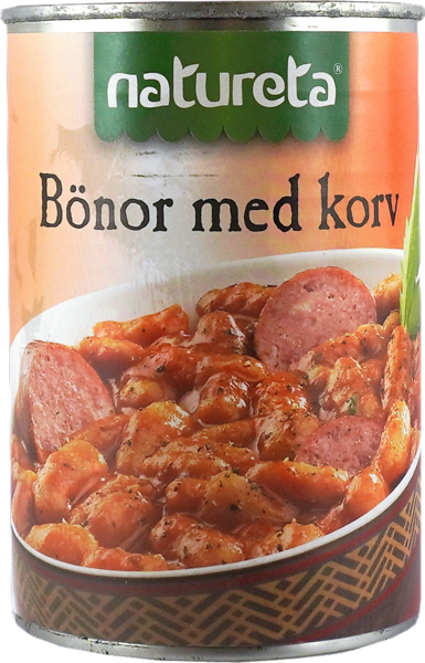 Bönor med korv