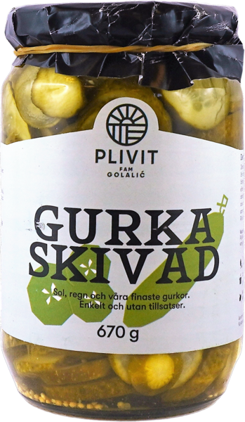 Skivad gurka