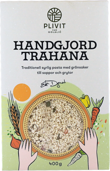 Trahana med grönsaker