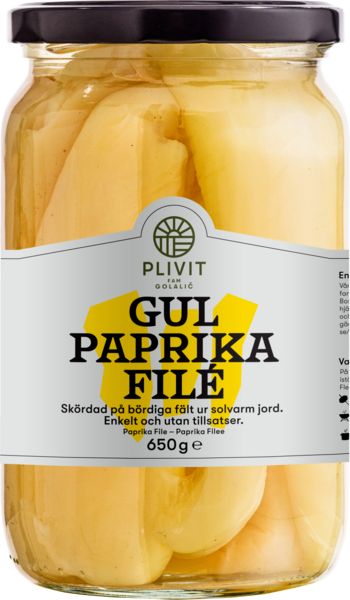 Paprikafilé gul