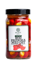 Röd paprika med ost