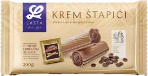 Wafferpinnar med kaffe