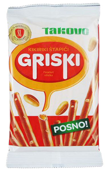 Griski Pinnar med jordnöt