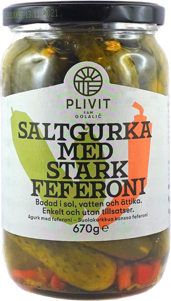 Stark saltgurka