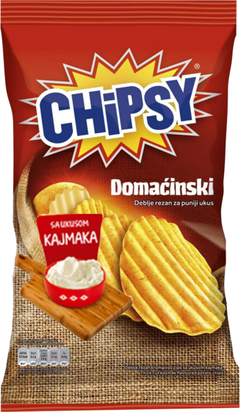 Chipsy Domacinski Kajmak