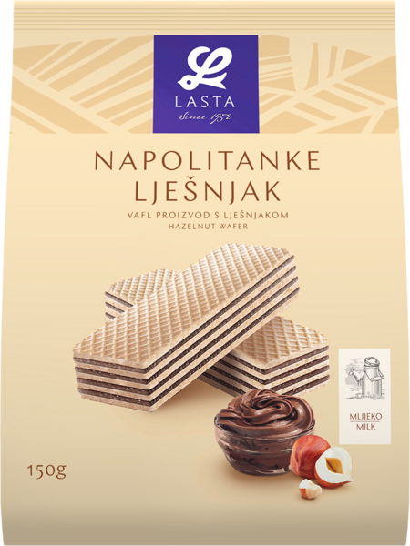 Napolitanke Hasselnöt