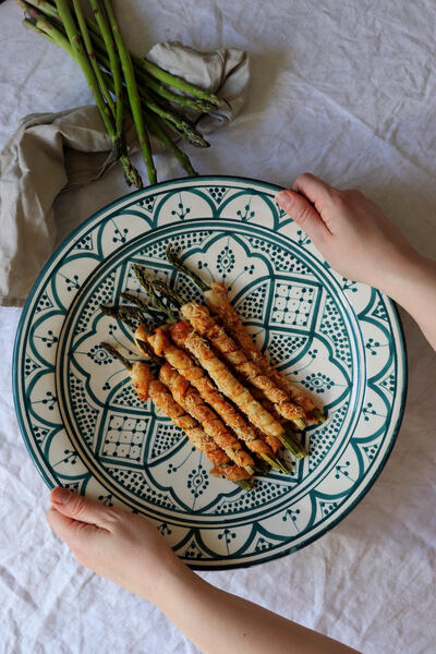 Smördegssparris med ajvar